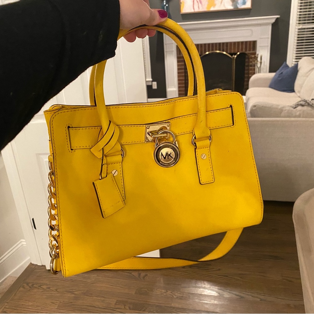Michael Kors Yellow Purse